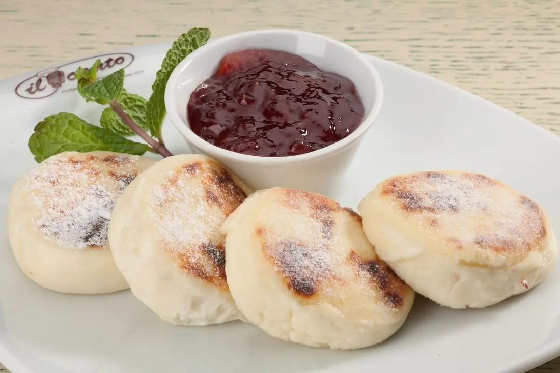 Сырники с джемом